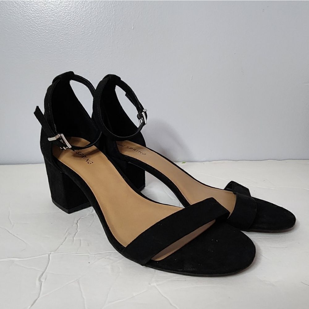 Call it Spring new without tags black strap open toe sandal women's size 8.5